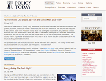 Tablet Screenshot of policytoday.com